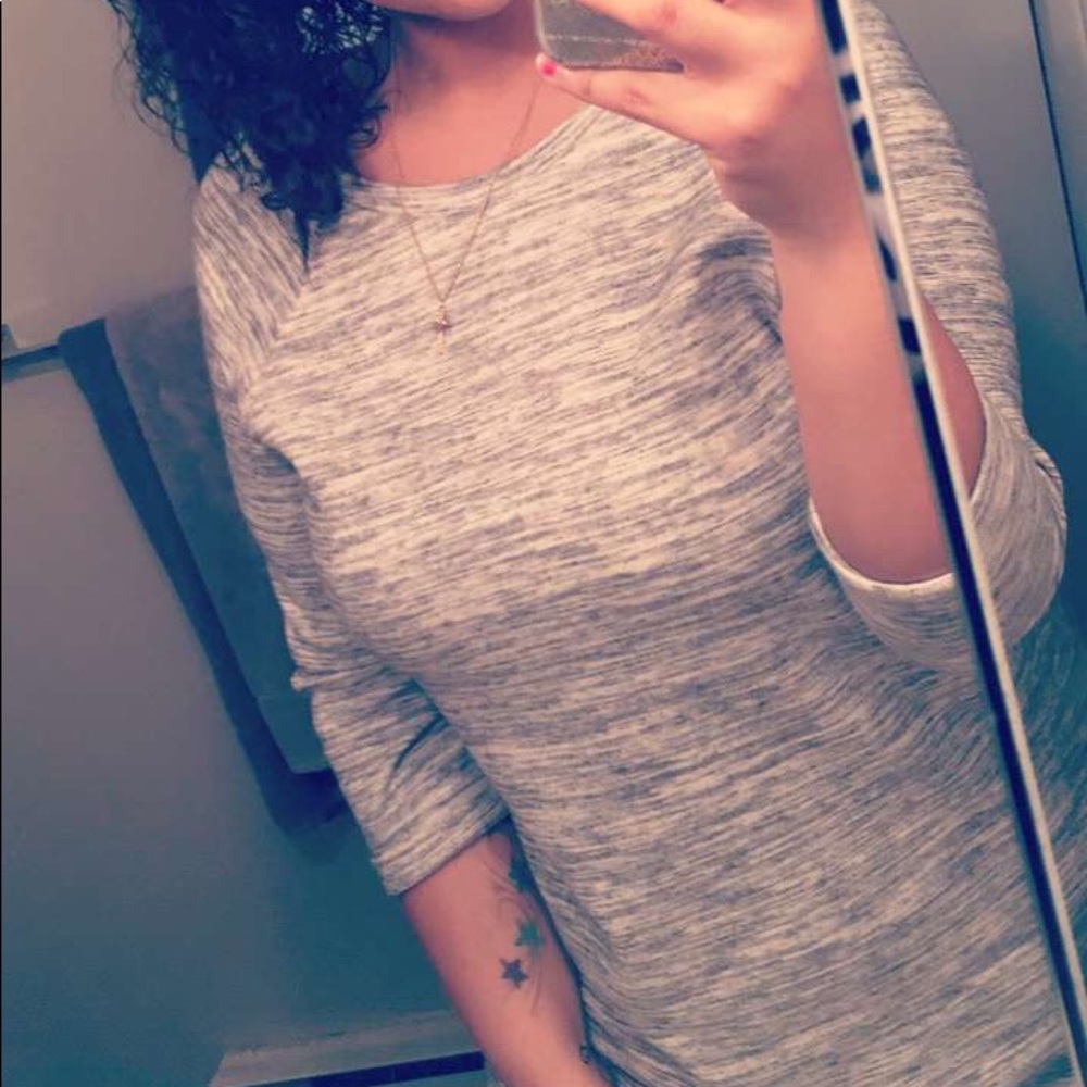 3/4 sleeve sweater dress
